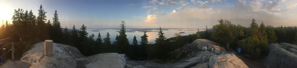 Blick vom Koli über den Pielinen