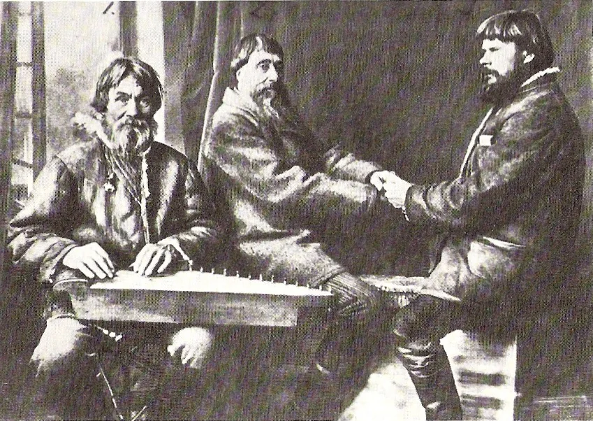 Runensänger mit Kantele