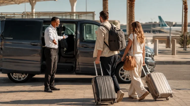 Privattransfer am Flughafen Hurghada mit Reisenden und Gepäck