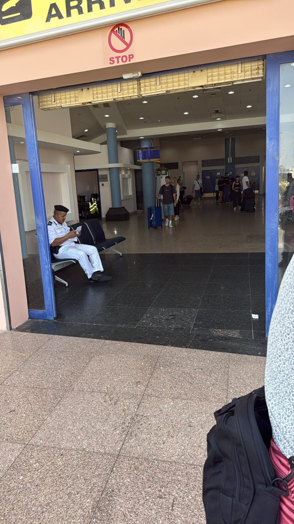 Ankunft am Flughafen Marsa Alam